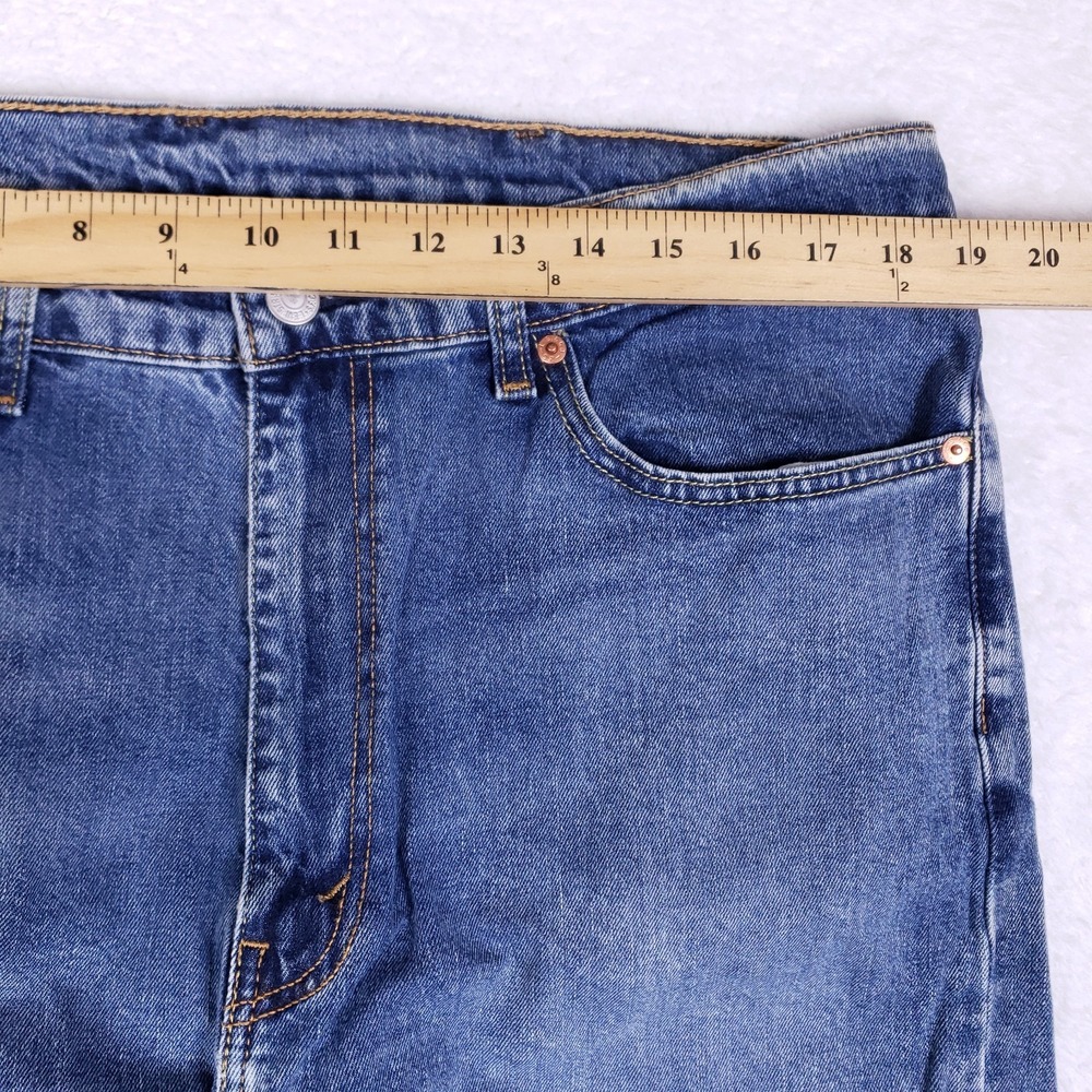 Levi's 505 Straight Leg Jeans 38x30 Blue - Picture 3 of 12